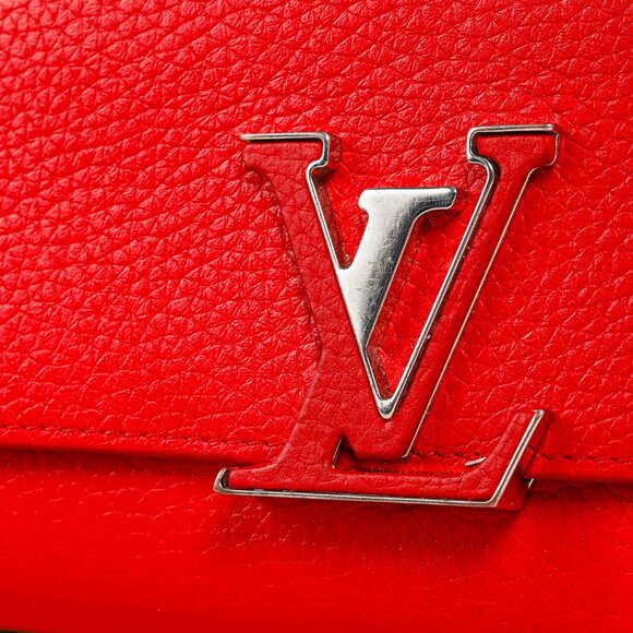 Louis Vuitton Capucines Rubis Taurillon Leather Continental Wallet - Picture 6 of 10